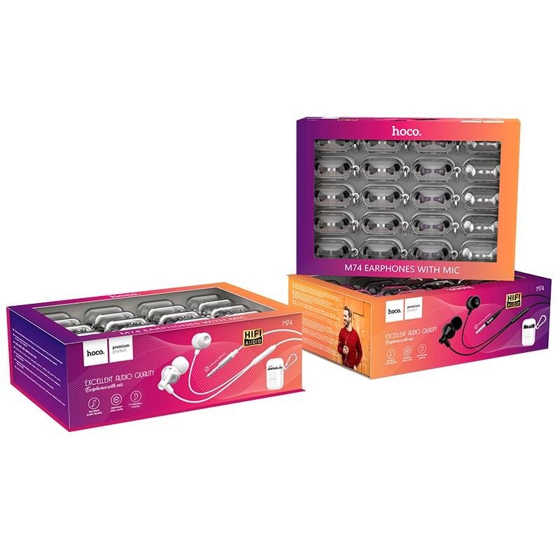 HOCO M74 CLASSIC ΑΚΟΥΣΤΙΚΑ ΜΕ ΜΙΚΡΟΦΩΝΟ (ΒΙΤΡΙΝΑΚΙ 20τεμ) | ΠΕΡΙΦΕΡΕΙΑΚΑ ΚΙΝΗΤΗΣ -> ΠΕΡΙΦΕΡΕΙΑΚΑ -> ΑΚΟΥΣΤΙΚΑ/HANDSFREE - Shopin.gr