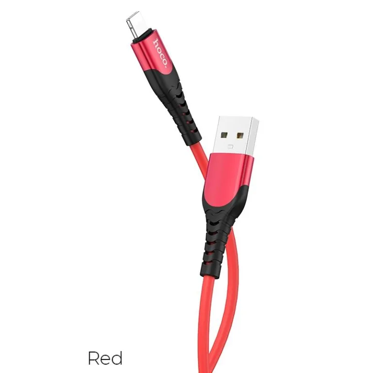 HOCO U80 COOL SILICONE CHARGING CABLE FOR LIGHTNING