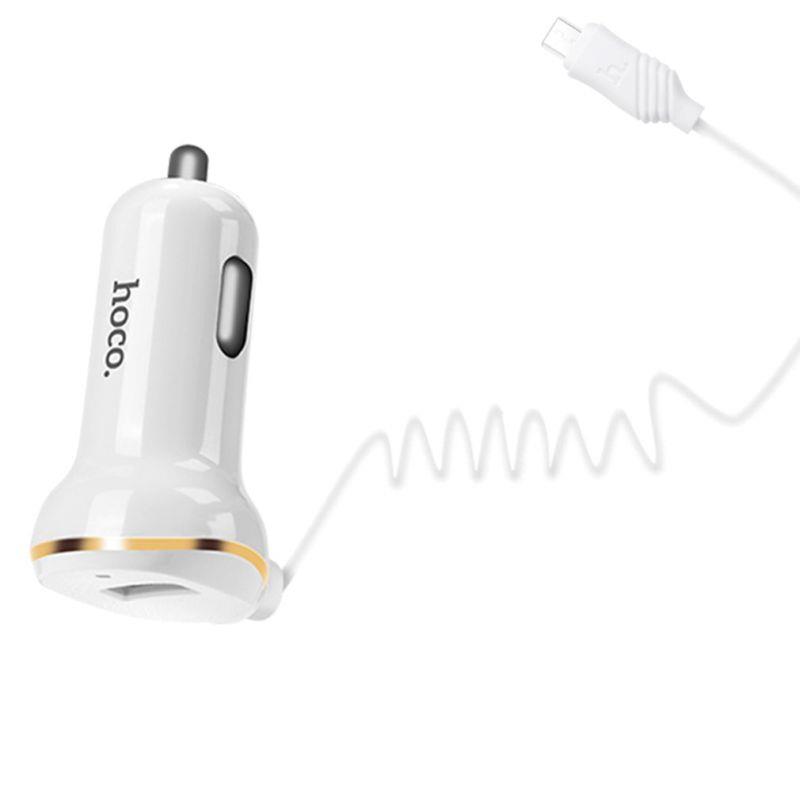 HOCO Z14 SINGLE PORT WITH LIGHTNING CABLE CAR CHARGER ΛΕΥΚΟ | ΠΕΡΙΦΕΡΕΙΑΚΑ ΚΙΝΗΤΗΣ -> ΠΕΡΙΦΕΡΕΙΑΚΑ -> ΦΟΡΤΙΣΤΕΣ ΑΥΤΟΚΙΝΗΤΟΥ - Shopin.gr