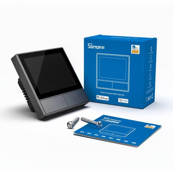 SONOFF ΠΑΝΕΛ ΕΛΕΓΧΟΥ ΣΕΝΑΡΙΩΝ NSPANEL ΜΕ ΟΘΟΝΗ ΑΦΗΣ ΚΑΙ 2 ΔΙΑΚΟΠΤΕΣ