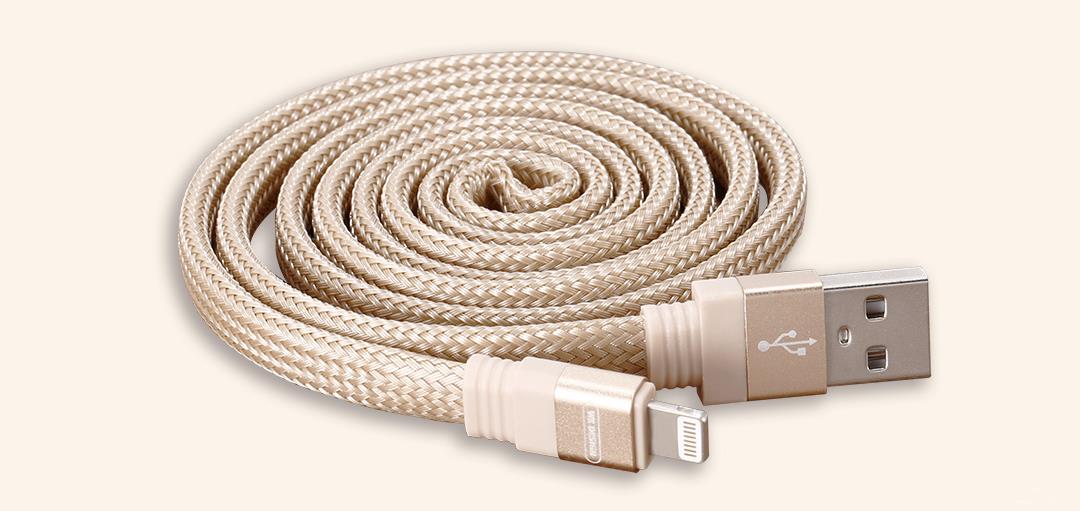 WK MAYAR LIGHTNING ΚΑΛΩΔΙΟ ΦΟΡΤΙΣΗΣ & DATA 1m