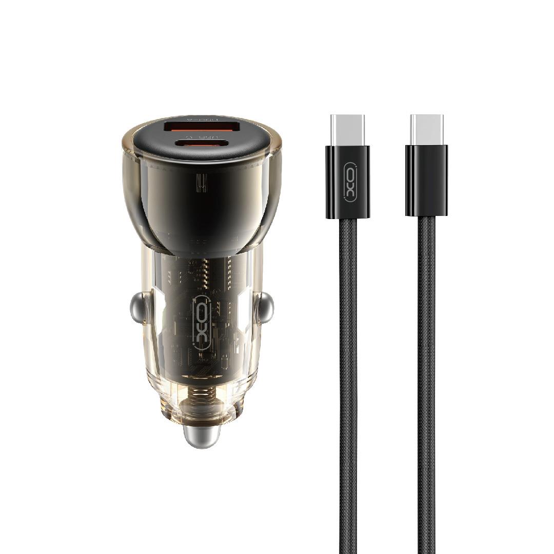 XO CC60 ΦΟΡΤΙΣΤΗΣ ΑΥΤΟΚΙΝΗΤΟΥ 60W ΣΕΤ ΜΕ ΚΑΛΩΔΙΟ TYPE-C