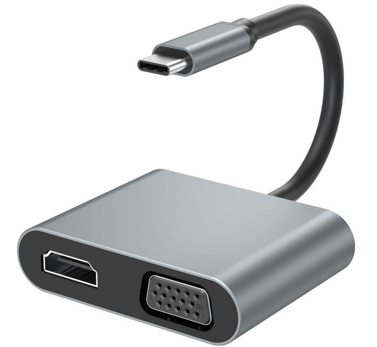 XO HUB001 4 IN 1 TYPEC TO HDMI/VGA/USB3.0/PD CHARGING | ΠΕΡΙΦΕΡΕΙΑΚΑ ΚΙΝΗΤΗΣ -> ΠΕΡΙΦΕΡΕΙΑΚΑ -> ADAPTERS - Shopin.gr