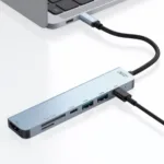 XO HUB008 7 in 1 USB-C Docking Station με HDMI 4K + PD | ΠΕΡΙΦΕΡΕΙΑΚΑ ΚΙΝΗΤΗΣ -> ΠΕΡΙΦΕΡΕΙΑΚΑ -> ADAPTERS - Shopin.gr