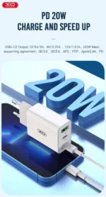 XO ΦΟΡΤΙΣΤΗΣ ΤΑΧΕΙΑΣ ΦΟΡΤΙΣΗΣ L101 20W EU QC3.0+PD | ΠΕΡΙΦΕΡΕΙΑΚΑ ΚΙΝΗΤΗΣ -> ΠΕΡΙΦΕΡΕΙΑΚΑ -> ΦΟΡΤΙΣΤΕΣ - Shopin.gr