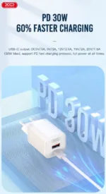 XO L96(EU) QUICK CHARGER (PD30W / USB QC18W) ΜΕ ΚΑΛΩΔΙΟ LIGHTNING | ΠΕΡΙΦΕΡΕΙΑΚΑ ΚΙΝΗΤΗΣ -> ΠΕΡΙΦΕΡΕΙΑΚΑ -> ΦΟΡΤΙΣΤΕΣ - Shopin.gr