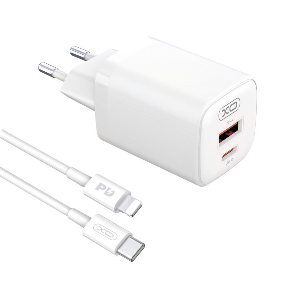 XO L96(EU) QUICK CHARGER (PD30W / USB QC18W) ΜΕ ΚΑΛΩΔΙΟ LIGHTNING | ΠΕΡΙΦΕΡΕΙΑΚΑ ΚΙΝΗΤΗΣ -> ΠΕΡΙΦΕΡΕΙΑΚΑ -> ΦΟΡΤΙΣΤΕΣ - Shopin.gr