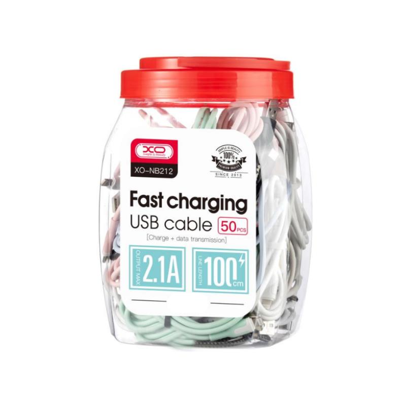 XO NB212 2.1A ΚΑΛΩΔΙΟ ΦΟΡΤΙΣΗΣ LIGHTNING (50pcs/Bottle) | ΠΕΡΙΦΕΡΕΙΑΚΑ ΚΙΝΗΤΗΣ -> ΠΕΡΙΦΕΡΕΙΑΚΑ -> ΚΑΛΩΔΙΑ ΦΟΡΤΙΣΗΣ & DATA - Shopin.gr