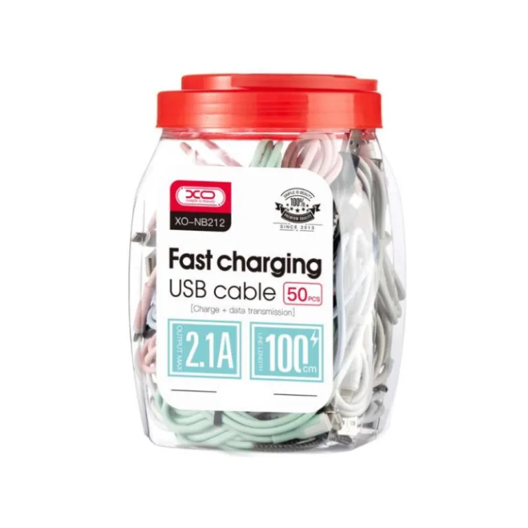 XO NB212 2.1A ΚΑΛΩΔΙΟ ΦΟΡΤΙΣΗΣ LIGHTNING (50pcs/Bottle) | ΠΕΡΙΦΕΡΕΙΑΚΑ ΚΙΝΗΤΗΣ -> ΠΕΡΙΦΕΡΕΙΑΚΑ -> ΚΑΛΩΔΙΑ ΦΟΡΤΙΣΗΣ & DATA - Shopin.gr