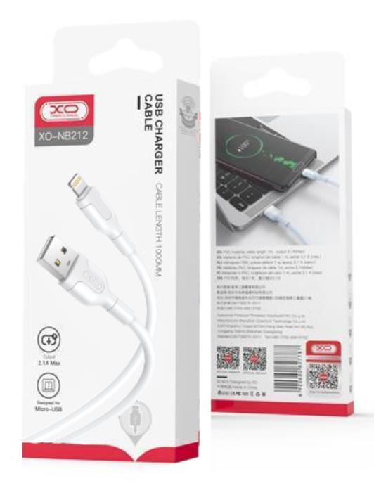 XO NB212 ΚΑΛΩΔΙΟ ΦΟΡΤΙΣΗΣ LIGHTING ΛΕΥΚΟ | ΠΕΡΙΦΕΡΕΙΑΚΑ ΚΙΝΗΤΗΣ -> ΠΕΡΙΦΕΡΕΙΑΚΑ -> ΚΑΛΩΔΙΑ ΦΟΡΤΙΣΗΣ & DATA - Shopin.gr