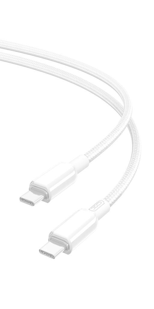 XO NB-Q250B PD 60W TYPE-C ΣΕ TYPE-C PVC SHINY COLORFUL FAST CHARGING CABLE ΛΕΥΚΟ | ΠΕΡΙΦΕΡΕΙΑΚΑ ΚΙΝΗΤΗΣ -> ΠΕΡΙΦΕΡΕΙΑΚΑ -> ΚΑΛΩΔΙΑ ΦΟΡΤΙΣΗΣ & DATA - Shopin.gr