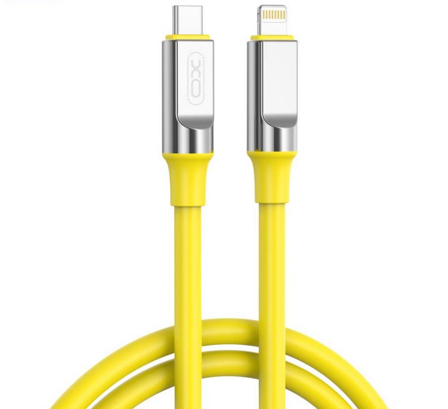 XO NB-Q252A PD 27W TYPE-C ΣΕ LIGHTNING ΚΑΛΩΔΙΟ ΦΟΡΤΙΣΗΣ ΣΙΛΙΚΟΝΗΣ