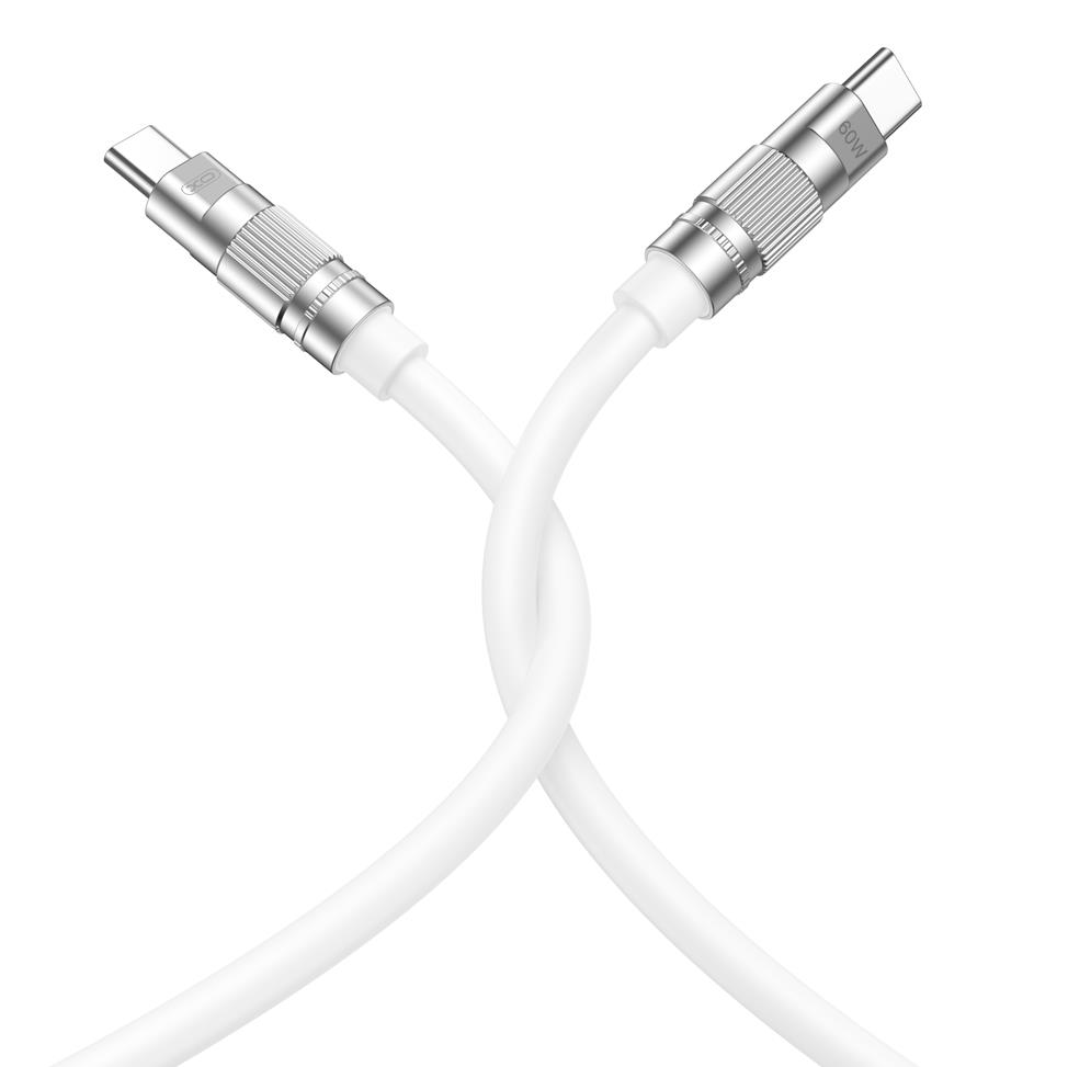XO NB-Q228B OD6.0 ΚΑΛΩΔΙΟ ΦΟΡΤΙΣΗΣ SILICONE PD60W TYPE-C ΣΕ TYPE-C L=1.2M