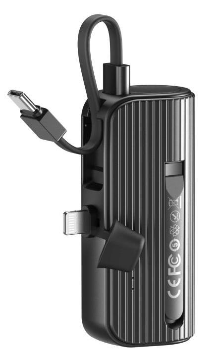 XO PR220 POWERBANK ΤΣΕΠΗΣ ΜΕ ΒΙΣΜΑ LIGHTNING ΓΙΑ IPHONE KAI ΚΑΛΩΔΙΟ TYPE-C