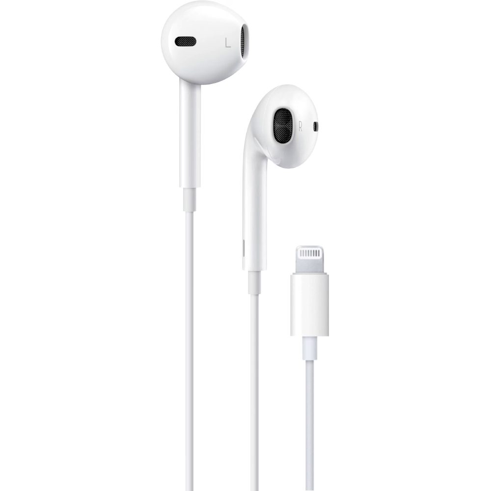 Hands Free Stereo Apple EarPods (2024) Lightning MWTY3ZM/A Λευκό | Hands Free - shopin.gr