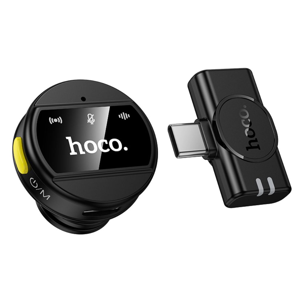 Μικρόφωνο Πέτου Hoco L21 Charm Μαγνητικό 800mAh 80min Χρήσης Type-C  Μαύρο | Μικρόφωνα - shopin.gr