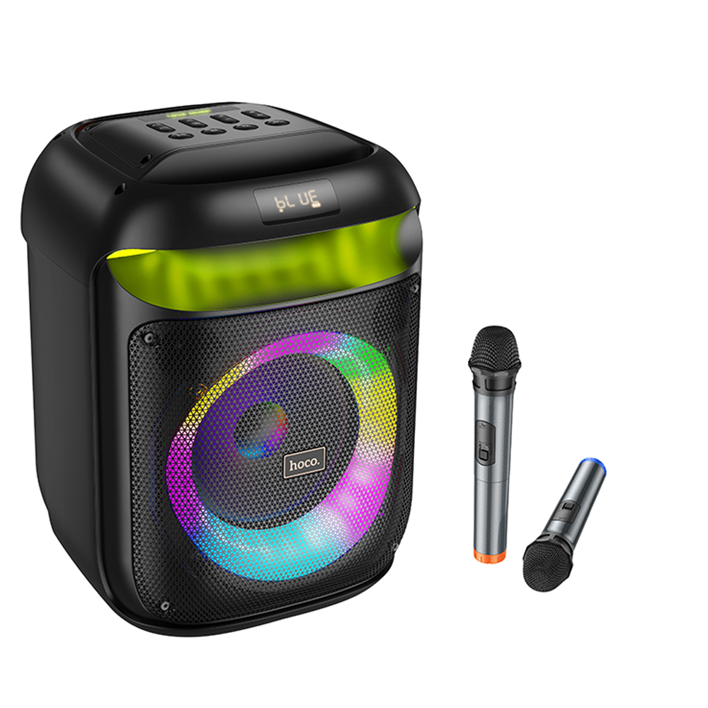 Φορητό Ηχείο Wireless Hoco HA13 Ramon TWS BT V5.4 60W 4000mAh USB 3.5mm Micro SD με Ασύρματα Μικρόφωνα και Φωτισμό | Φορητά Ηχεία - shopin.gr