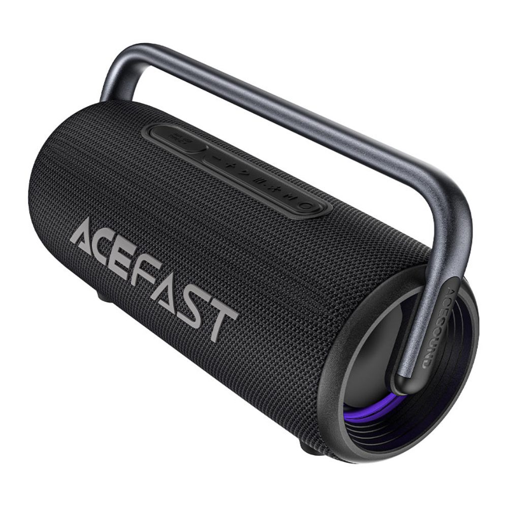 Φορητό Ηχείο Wireless Acefast K2 Pro v5.3 TWS 120W 9600mAh USB AUX και RGB Φωτισμό Μαύρο | Φορητά Ηχεία - shopin.gr