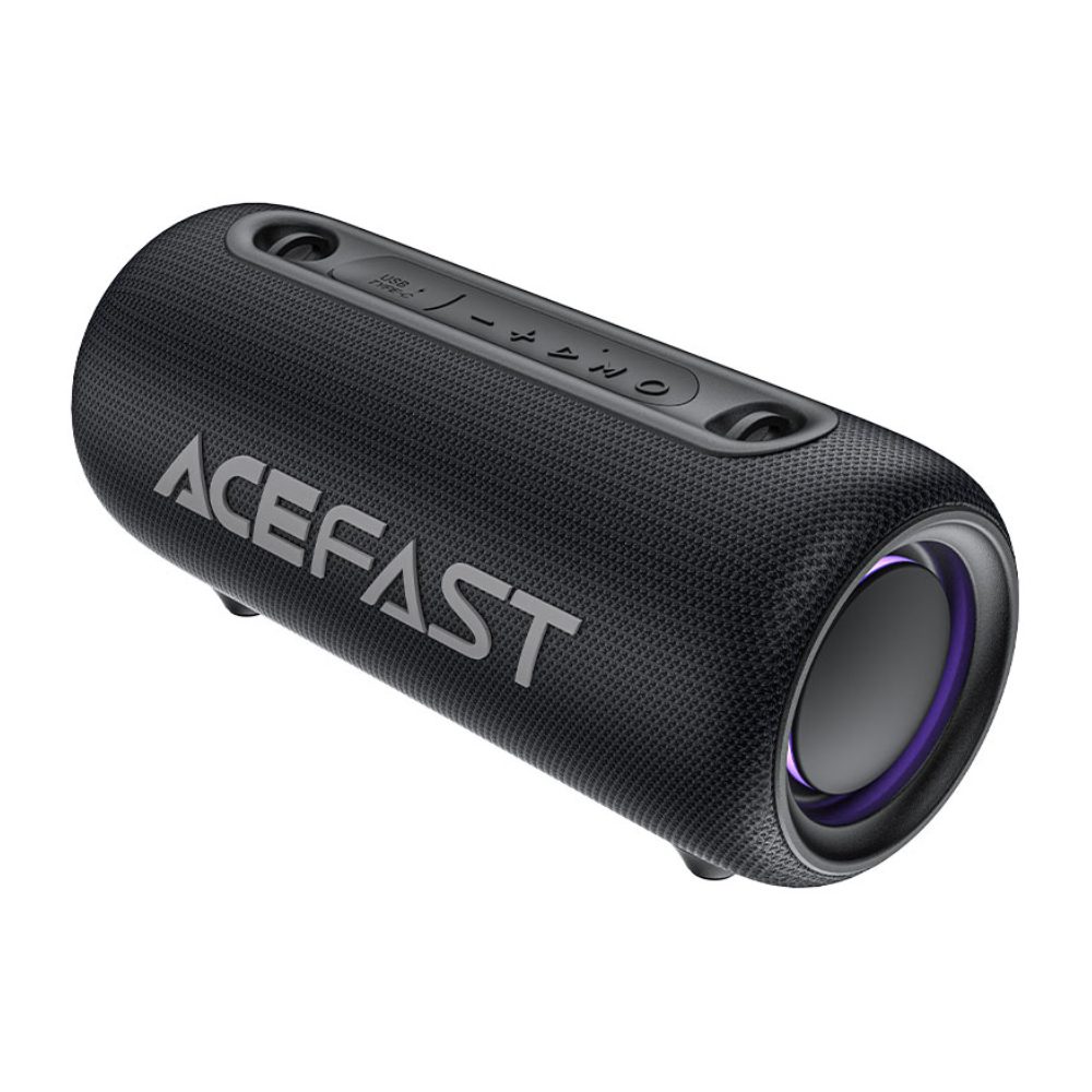 Φορητό Ηχείο Wireless Acefast K2 Air v5.3 TWS 40W 4400mAh USB και RGB Φωτισμό Μαύρο | Φορητά Ηχεία - shopin.gr