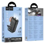 Φακό και LED Ένδειξη Μαύρο | Power Bank - shopin.gr