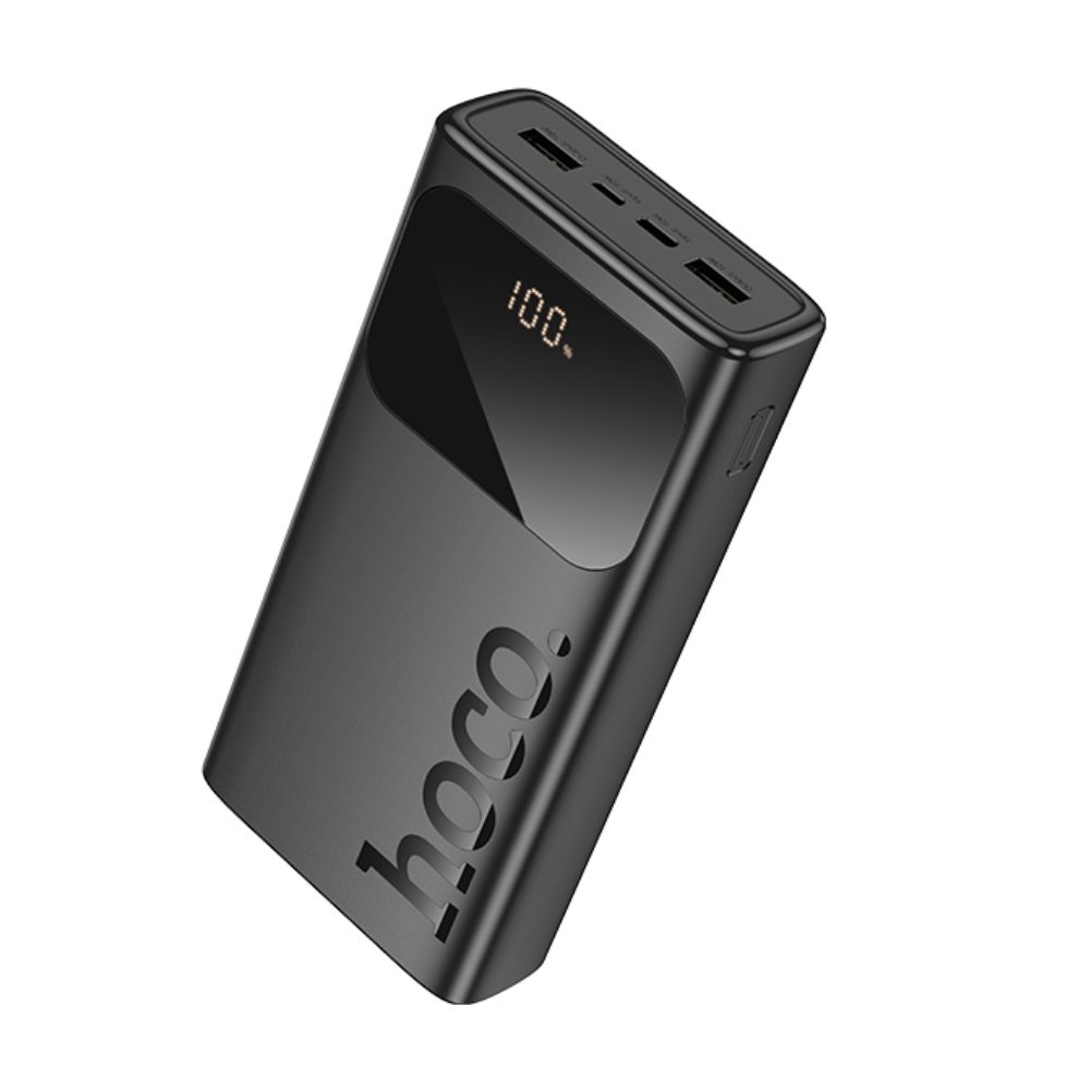 Power Bank Hoco J144A 30000mAh 1xUSB-C 1xMicro USB 2xUSB-A 5V/2A και LED Ένδειξη Μπαταρίας Μαύρο | Power Bank - shopin.gr