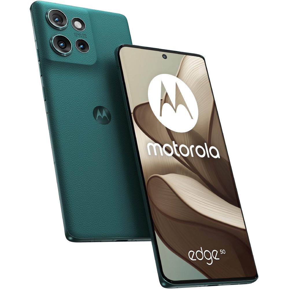 Motorola Edge 50 5G Dual Sim 6.7" 12GB/512GB NFC IP68 Jungle Green - Vegan Leather | Smartphone - shopin.gr