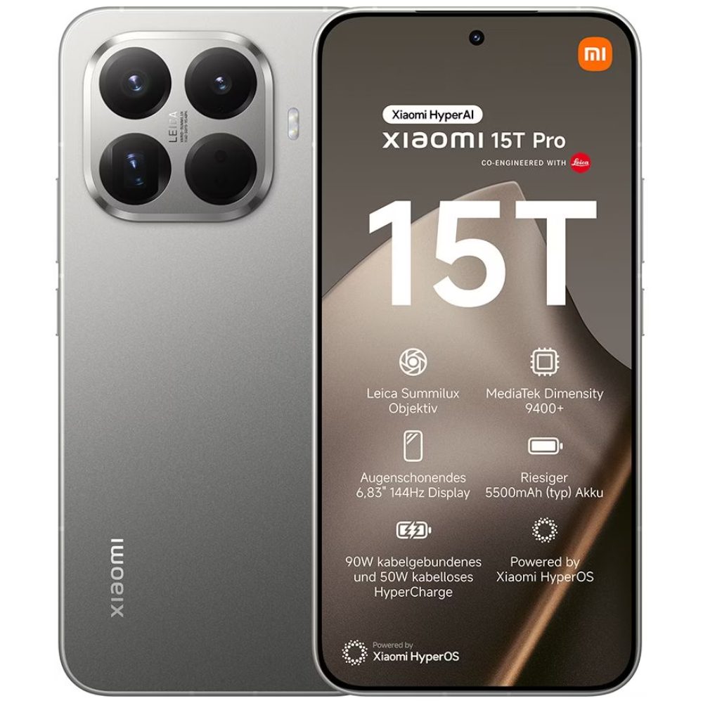 Xiaomi 15T Pro 5G Dual Sim 6.83" 12GB/512GB NFC IP68 Grey | Smartphone - shopin.gr