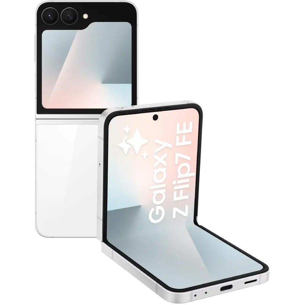 Samsung SM-F761 Galaxy Z Flip7 FE 5G Dual Sim 6.7" 8GB/256GB NFC IP48 White | Smartphone - shopin.gr