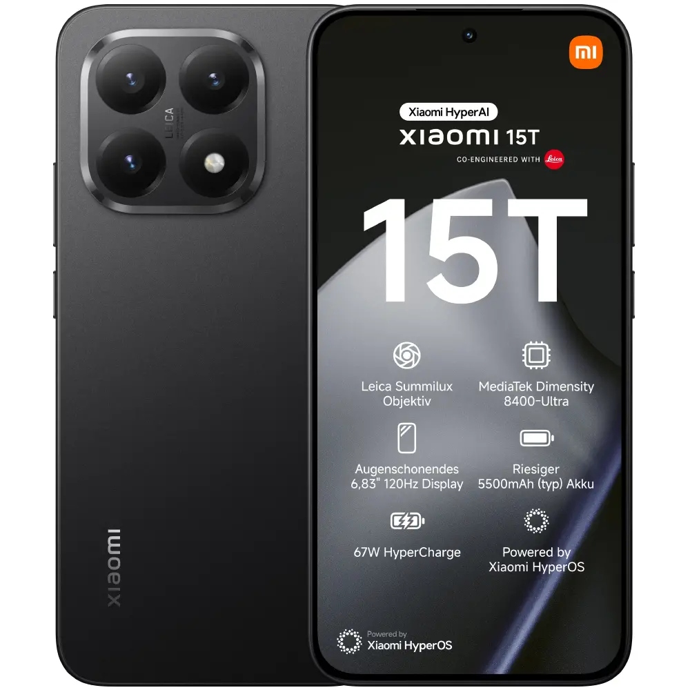 Xiaomi 15T 5G Dual Sim 6.83" 12GB/256GB NFC IP68 Black | Smartphone - shopin.gr