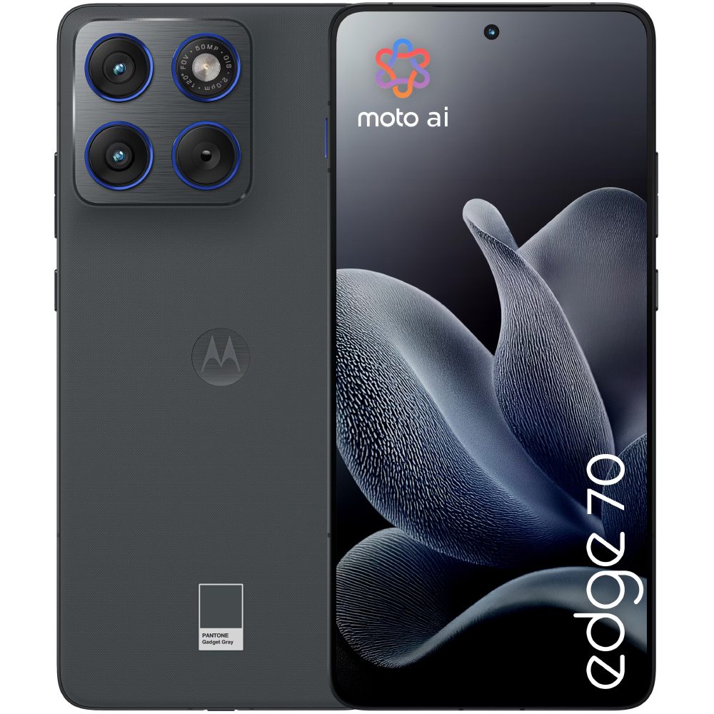 Motorola Edge 70 5G Dual Sim 6.67" 12GB/512GB NFC IP68 Pantone Gadget Grey | Smartphone - shopin.gr