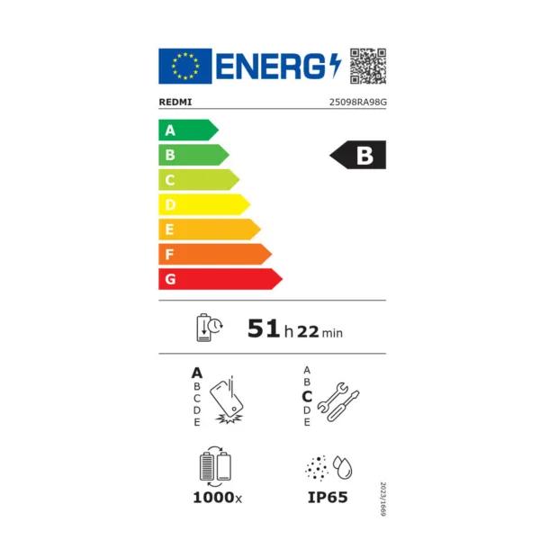 Xiaomi Redmi Note 15 5G Dual Sim 6.77" 8GB/256GB IP66 Glacier Blue | Smartphone - shopin.gr