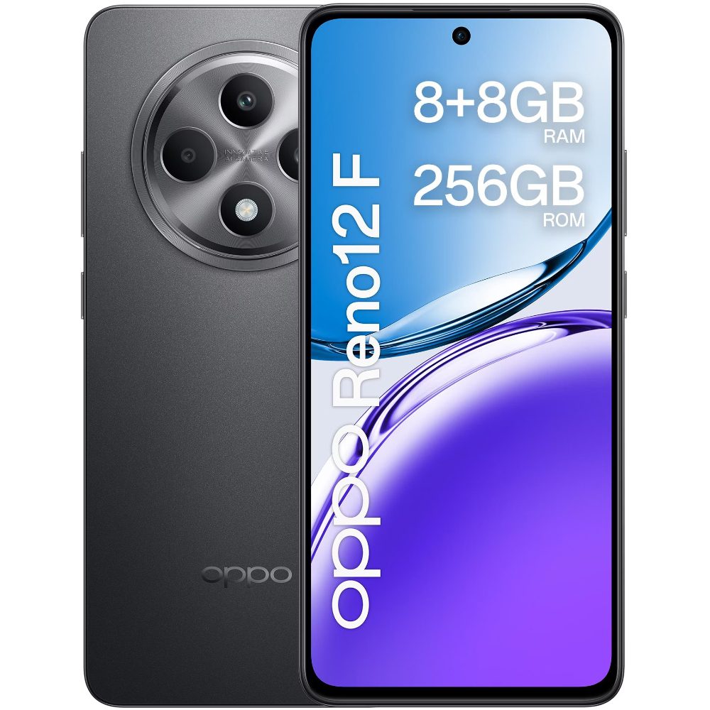 Oppo Reno12 F 4G Dual Sim 6.67" 8GB/256GB IP64 Matte Grey | Smartphone - shopin.gr