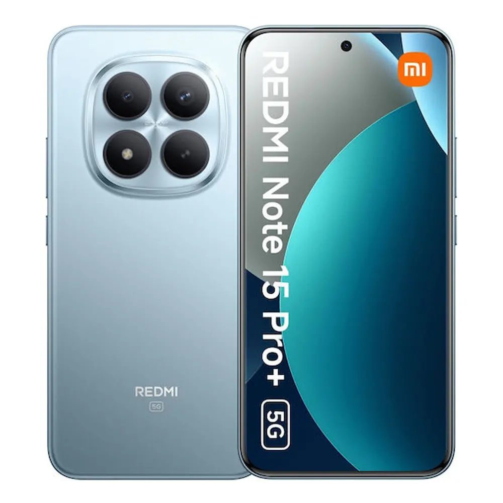 Xiaomi Redmi Note 15 Pro+ 5G Dual Sim 6.83" 8GB/256GB IP68 Glacier Blue | Smartphone - shopin.gr