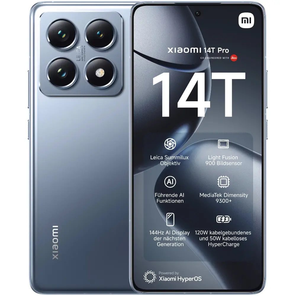 Xiaomi 14T Pro 5G Dual Sim 6.67" 12GB/256GB NFC IP68 Titan Blue | Smartphone - shopin.gr