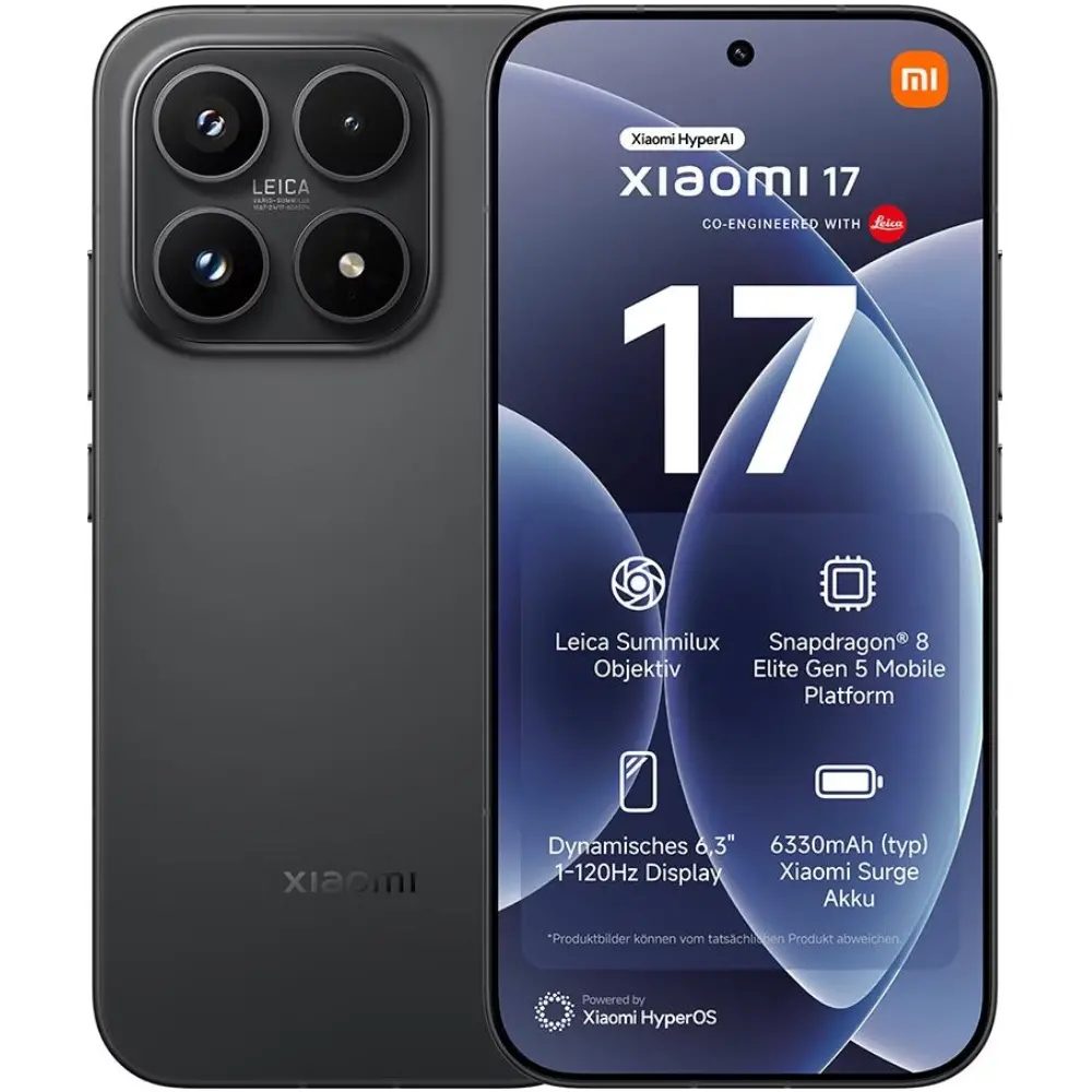 Xiaomi 17 5G Dual Sim 6.3" 12GB/256GB NFC IP68 Black | Smartphone - shopin.gr