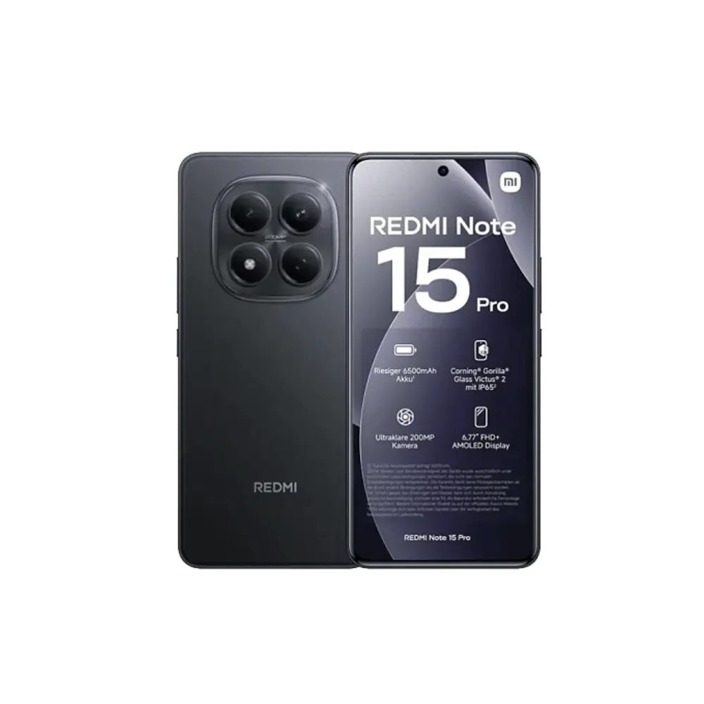 Xiaomi Redmi Note 15 Pro 4G Dual Sim 6.77" 12GB/512GB IP65 Black | Smartphone - shopin.gr