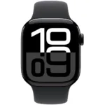Apple Watch Series 10 Aluminum 42mm GPS NFC IP6X Aluminum Case Jet Black με Sport Band Black | Smartwatches - shopin.gr