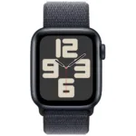 Apple Watch SE2 (2024) Aluminum 40mm GPS NFC 5 ATM Aluminum Case Midnight με Sport Loop Ink | Smartwatches - shopin.gr