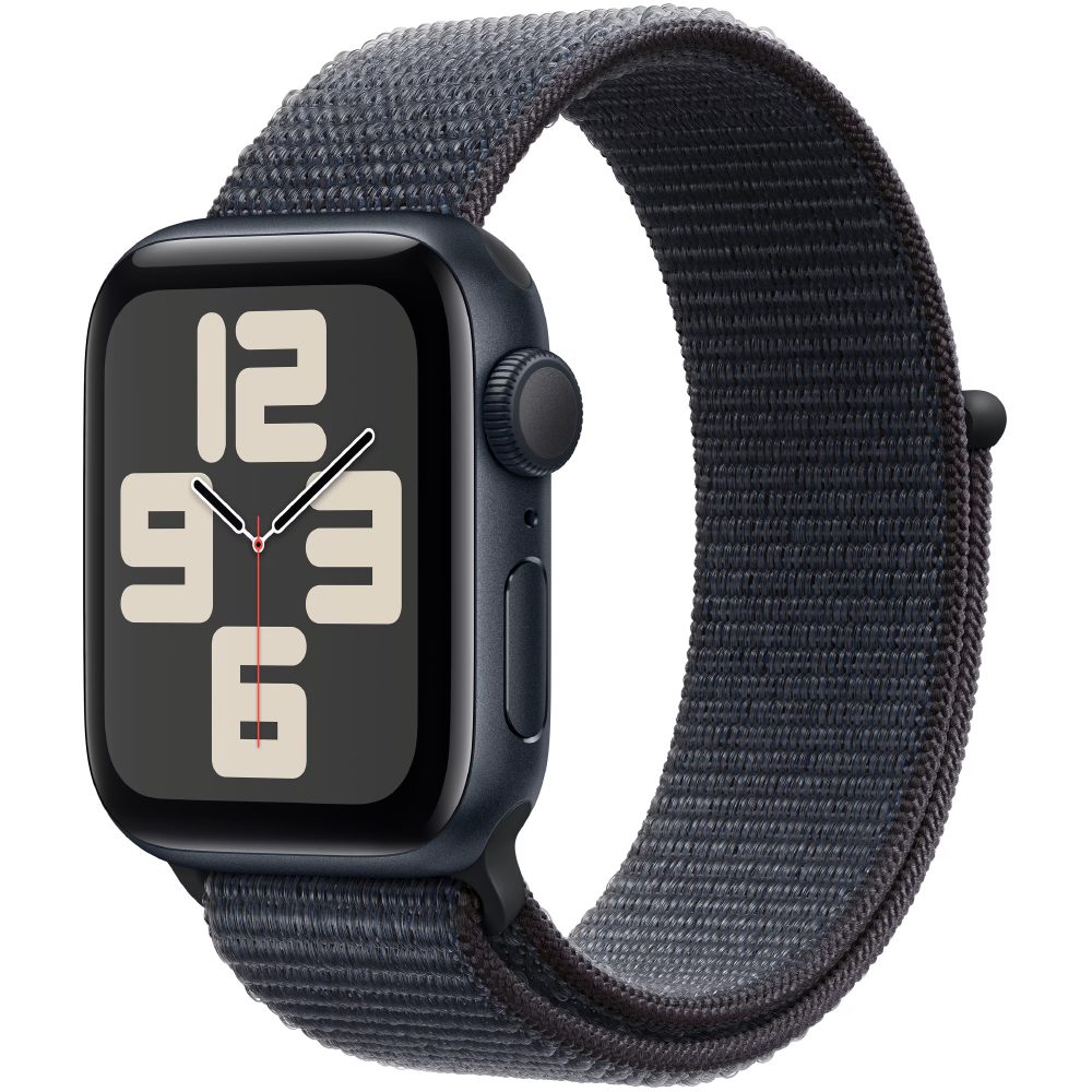 Apple Watch SE2 (2024) Aluminum 40mm GPS NFC 5 ATM Aluminum Case Midnight με Sport Loop Ink | Smartwatches - shopin.gr