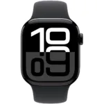 Apple Watch Series 10 Aluminum 42mm GPS NFC IP6X Aluminum Case Jet Black με Sport Band Black | Smartwatches - shopin.gr