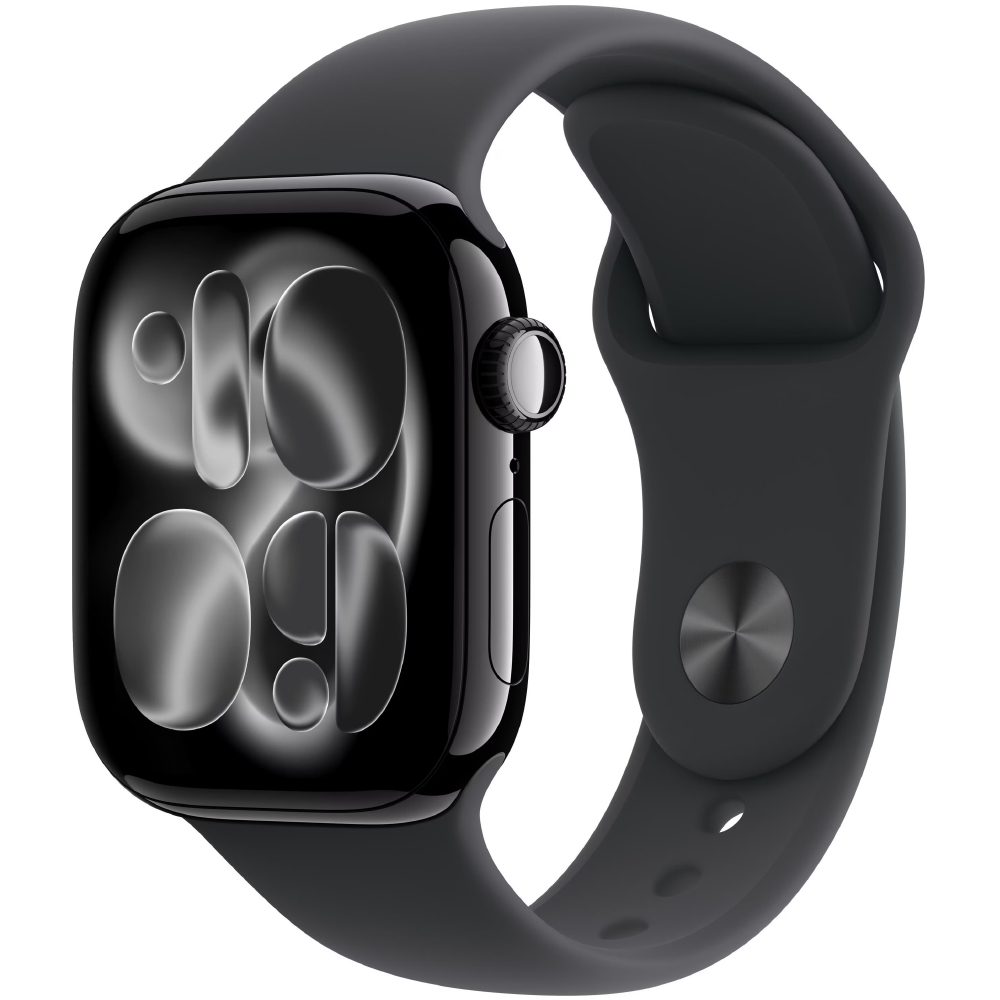 Apple Watch Series 11 (2025) Aluminum 42mm GPS NFC IP6X  Aluminum Case Jet Black με Sport Band Black | Smartwatches - shopin.gr