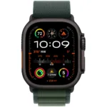Apple Watch Ultra 2 49mm GPS eSIM NFC IP6X Titanium Case με Dark Green Alpine Loop | Smartwatches - shopin.gr