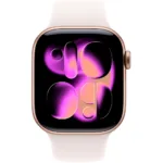 Apple Watch Series 11 (2025) Aluminum 42mm GPS NFC IP6X  Aluminum Case Rose Gold με Sport Band Light Blush | Smartwatches - shopin.gr