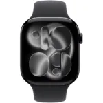 Apple Watch Series 11 (2025) Aluminum 46mm GPS NFC IP6X  Aluminum Case Jet Black με Sport Band Black | Smartwatches - shopin.gr