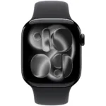 Apple Watch Series 11 (2025) Aluminum 46mm GPS NFC IP6X  Aluminum Case Jet Black με Sport Band Black | Smartwatches - shopin.gr