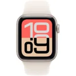 Apple Watch SE 3 (2025) Aluminum 44mm GPS NFC 5 ATM Aluminum Case Starlight με Sport Band Starlight | Smartwatches - shopin.gr