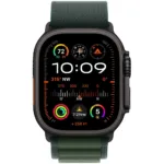 Apple Watch Ultra 2 49mm GPS eSIM NFC IP6X Titanium Case με Dark Green Alpine Loop | Smartwatches - shopin.gr