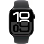 Apple Watch Series 10 Aluminum 46mm GPS NFC IP6X Aluminum Case Jet Black με Sport Band Black | Smartwatches - shopin.gr