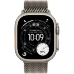 Apple Watch Ultra 3 49mm GPS eSIM NFC IP6X Titanium Case Natural με Natural Titanium Milanese Loop | Smartwatches - shopin.gr