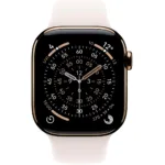 Apple Watch Series 11 5G (2025) Aluminum 42mm GPS eSIM NFC IP6X Aluminum Case Gold με Light Blush Sport Band | Smartwatches - shopin.gr